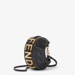 FENDI Fendigraphy Mini Blue and black FF sequin mini-bag - Image 3